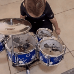 Bateria Musical Infantil 3 Tambores