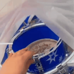 Bateria Musical Infantil 3 Tambores