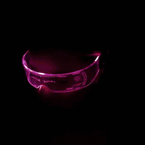 Gafas Luminosas Futuristas Led Halloween