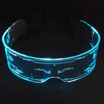 Gafas Luminosas Futuristas Led Halloween