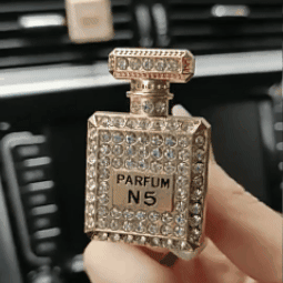 Ambientador para carro diseño perfume Channel 2 unds