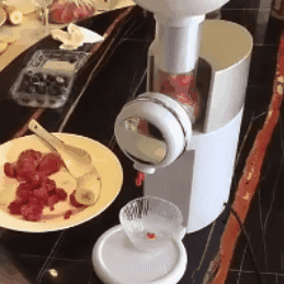 Máquina para hacer helados frutales