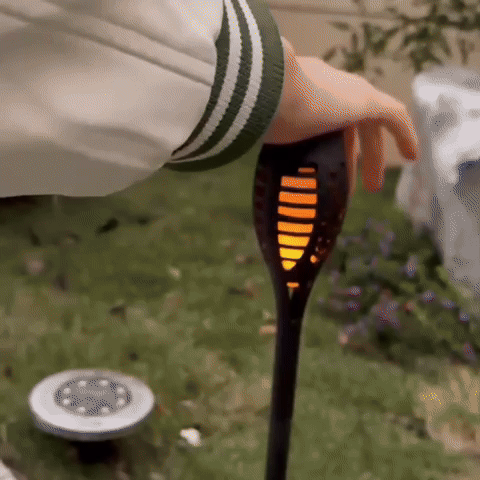 Luz solar efecto antorcha