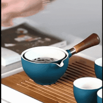 Tetera china de cerámica