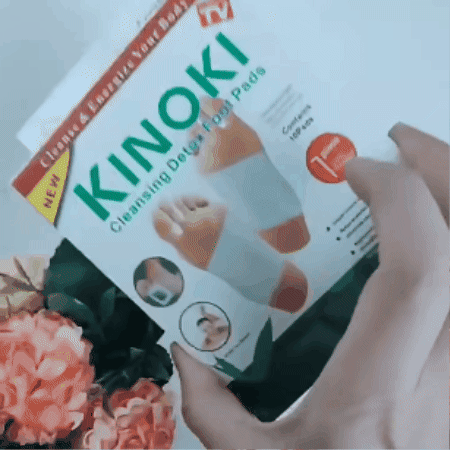 Parches detox Kinoki para pies x 3 cajas de 10 unds