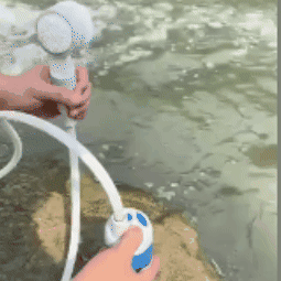 Bomba de agua portátil: Kit con manguera y boquillas