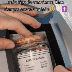 Botella con versículos de la biblia