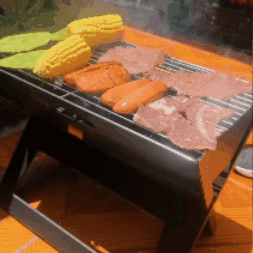 Mini parrilla de carbón portátil
