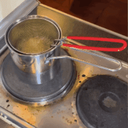 Mini olla freidora multifuncional con cesta