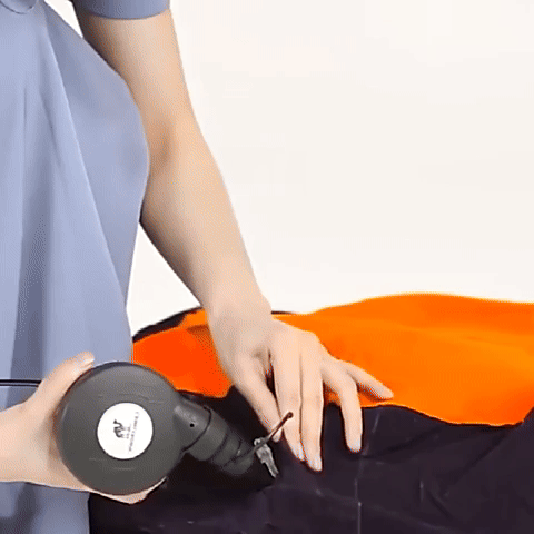 Sillón + puff inflable confort