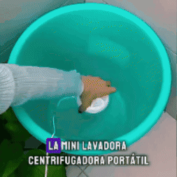 Turbina mini para lavado portátil