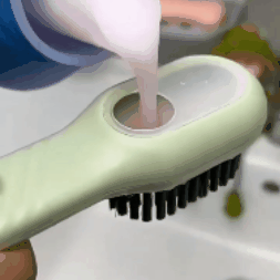 Cepillo dispensador de jabón multiuso