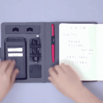 Agenda inteligente con cargador