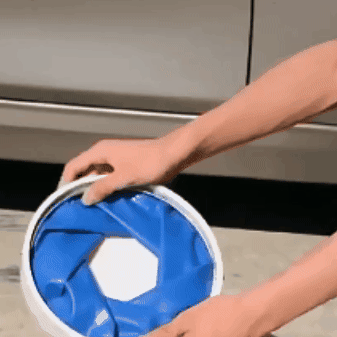 Balde multifuncional plegable