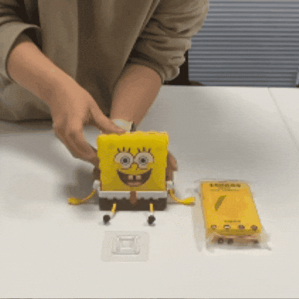 Soporte para esponjas motivo Bob Esponja 2 unds
