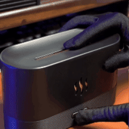 Humificador efecto chimenea