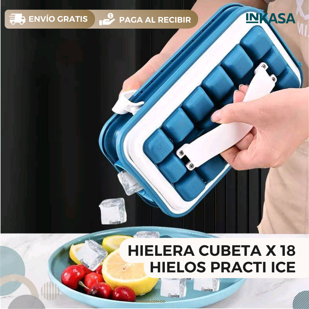 Hielera Cubeta x 18 Hielos Practi Ice