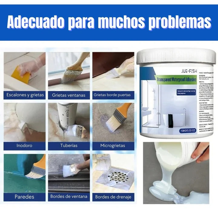 IMPERMEABILIZANTE AGUA CERO X600GR: Adiós a la humedad y filtración🏠💧