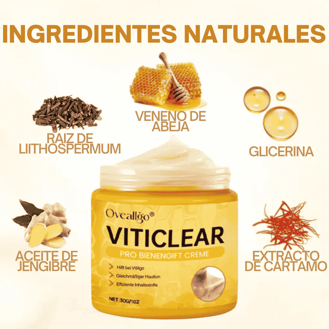 VitiClear Pro Crema de veneno de abeja ANTI-MANCHAS 🐝😎