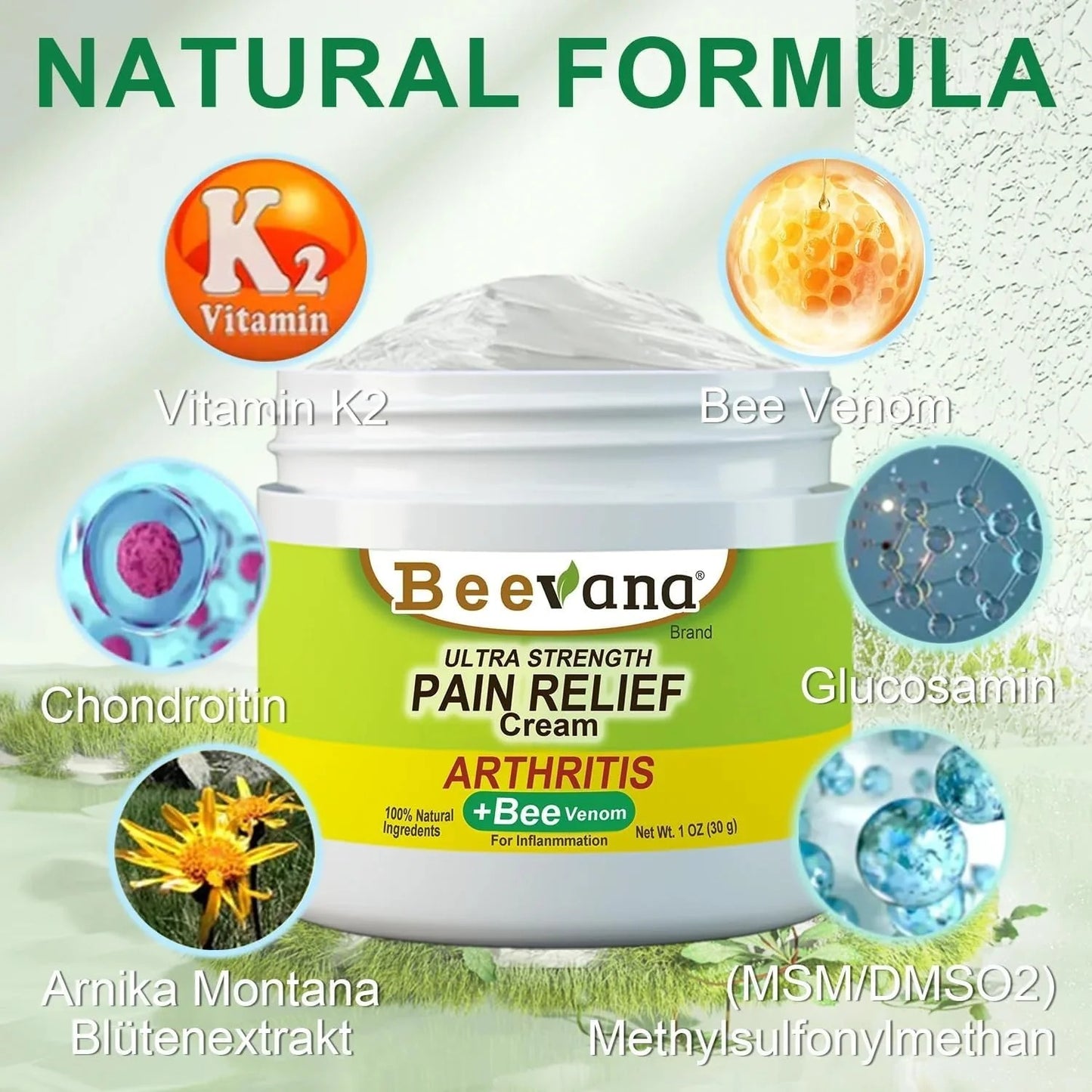 Crema con VENENO DE ABEJA🐝🍃 Restaurador de articulaciones y eliminador de dolor