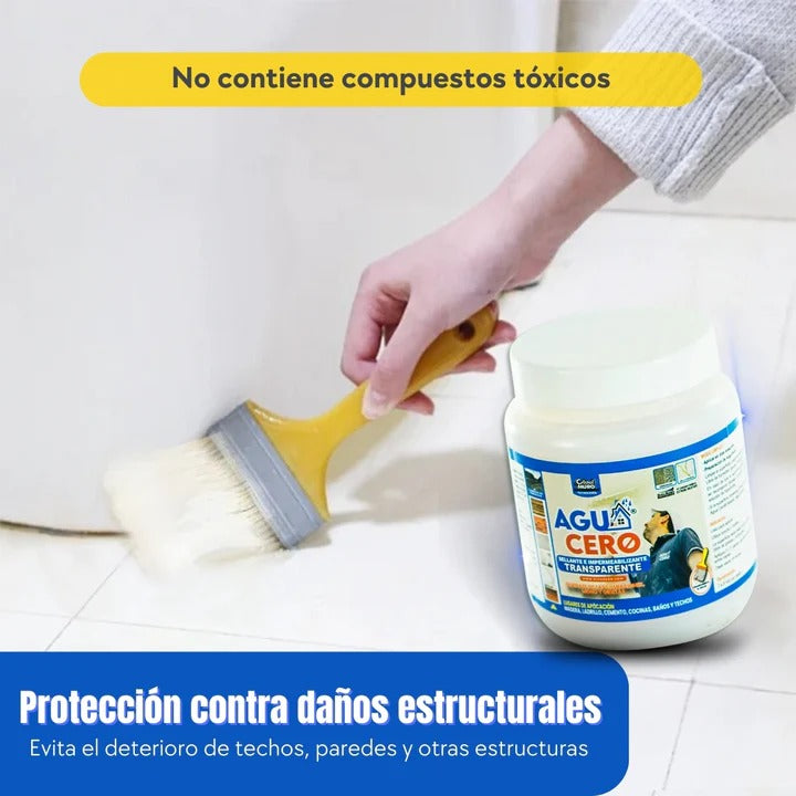 IMPERMEABILIZANTE AGUA CERO X600GR: Adiós a la humedad y filtración🏠💧