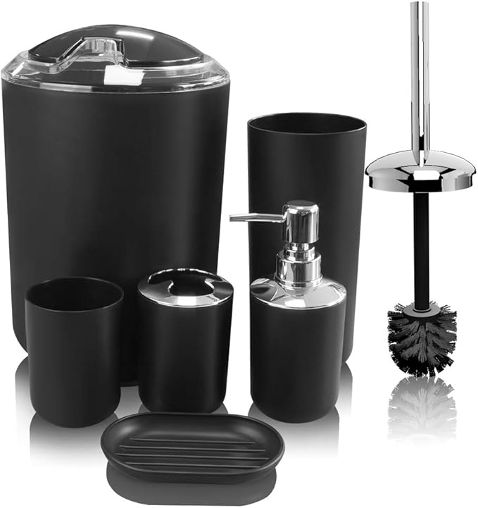 Accesorios para baño x 6 unds