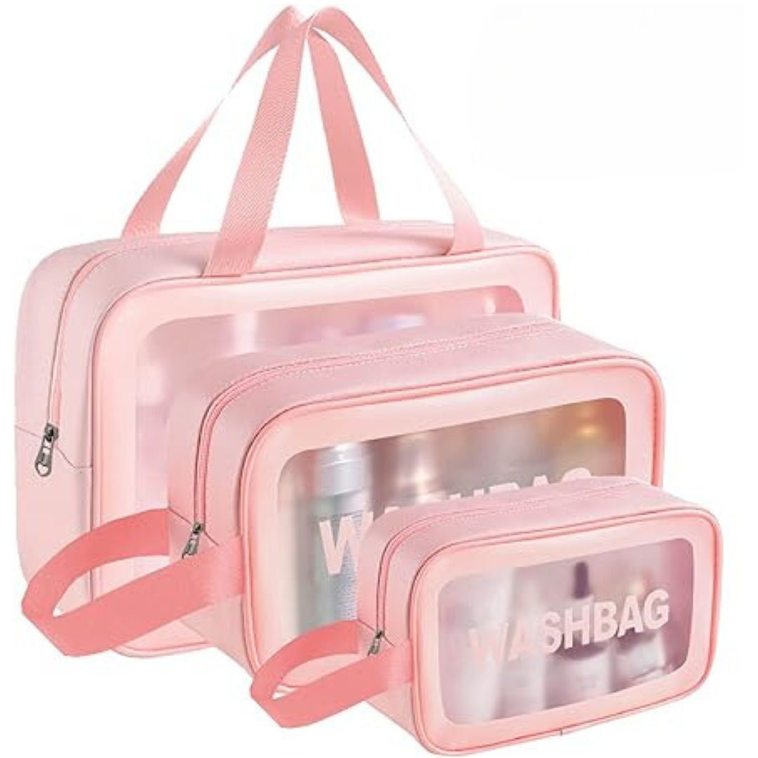 Set x 3 cosmetiqueras Washbag