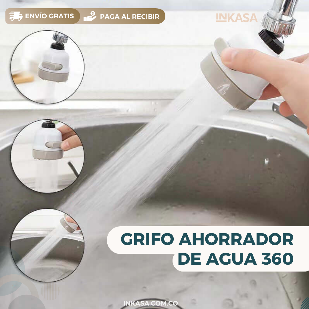 Grifo Ahorrador de Agua 360