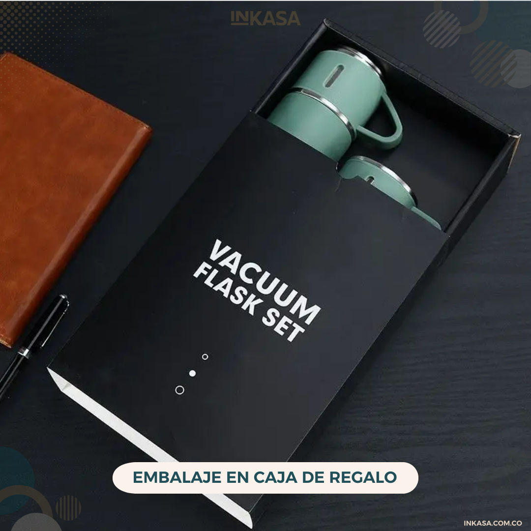 Termo de Acero Inoxidable Con Taza