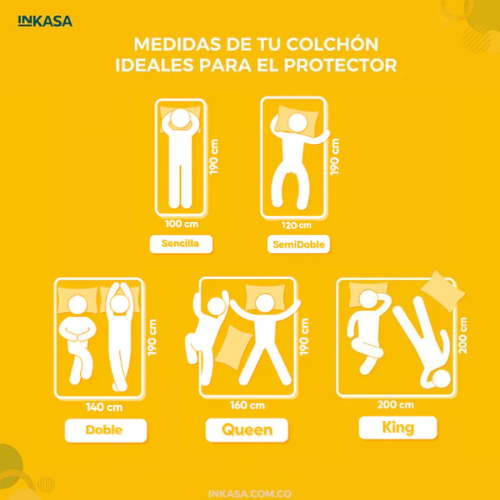 Protector Para Colchón Antifluido Blanco