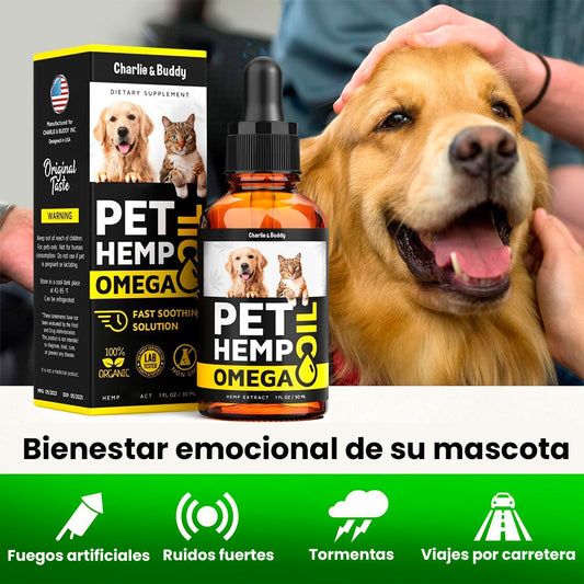 Pet Hemp Oil: Calma Natural para Mascotas en Momentos Difíciles😽🐕‍🦺