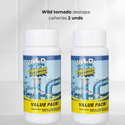 Wild tornado destapa cañerías 2 unds