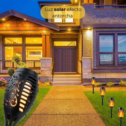 Luz solar efecto antorcha