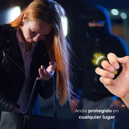 Sting ring taser portátil para defensa personal