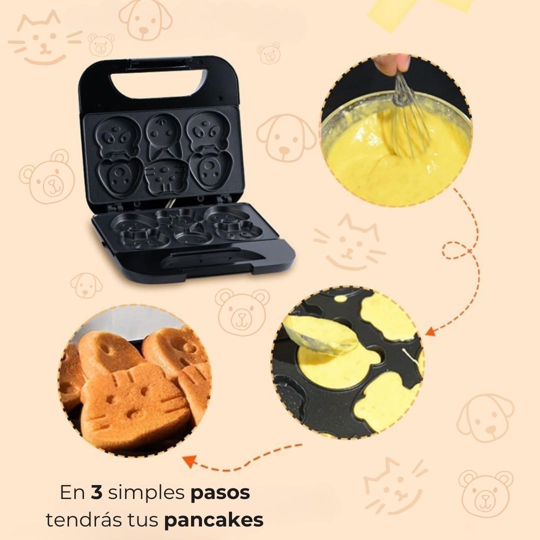 Máquina para hacer pancakes de figuritas