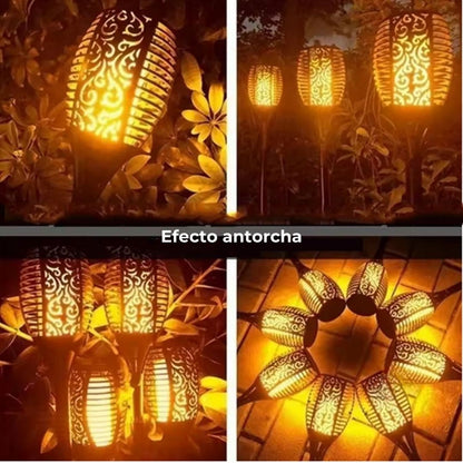 Luz solar efecto antorcha