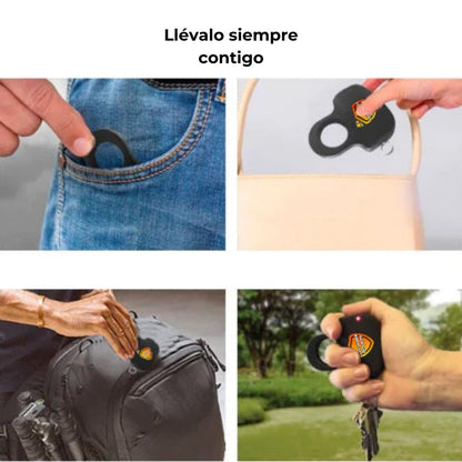 Sting ring taser portátil para defensa personal