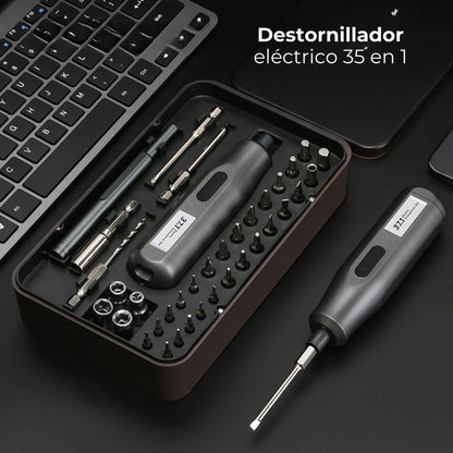 Destornillador eléctrico 35 en 1