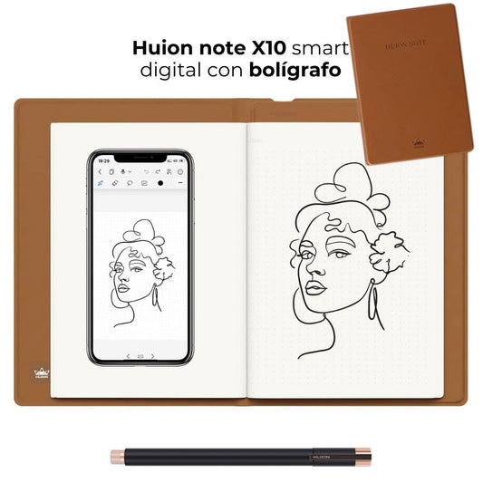 Huion note X10 smart digital con bolígrafo