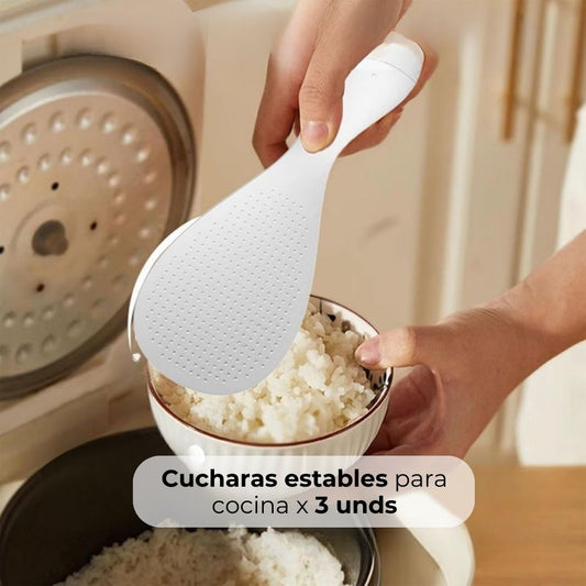 Cucharas estables para cocina x 3 unds