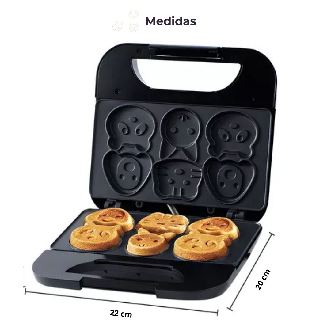 Máquina para hacer pancakes de figuritas