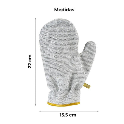 Set x 2 pares de guantes para limpieza en acero