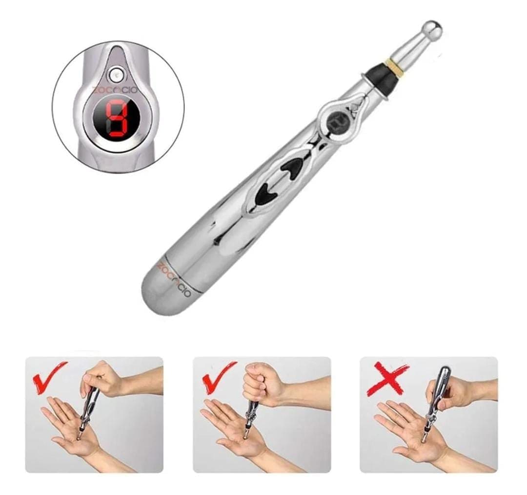 Lapiz Acupuntura 3 Puntas Con Gel