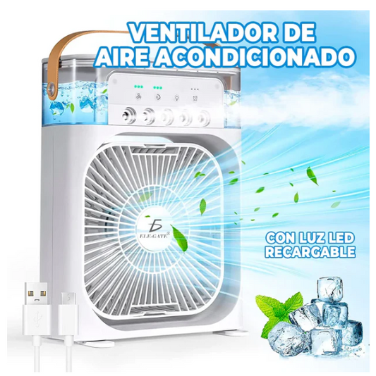 Ventilador Con Humidificador 3 En 1