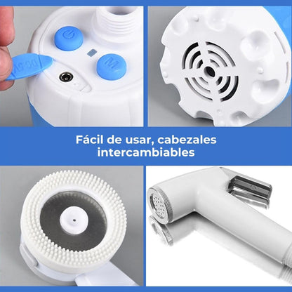 Bomba de agua portátil: Kit con manguera y boquillas