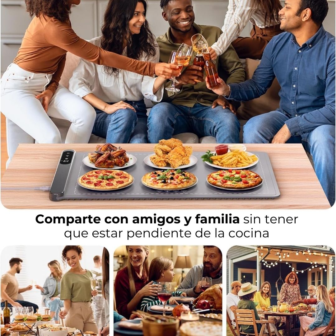 Tapete calentador de comida
