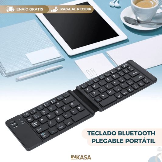 Teclado Bluetooth plegable portátil