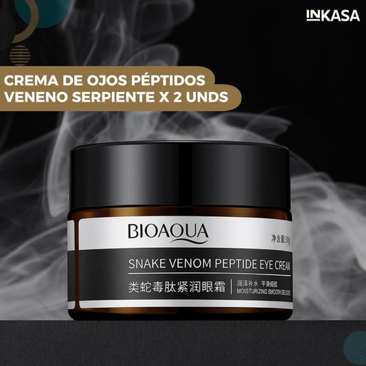 Crema de ojos péptidos veneno serpiente x 2 unds