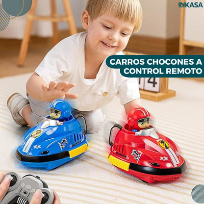 Carros chocones a control remoto