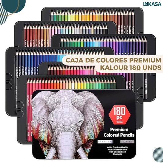 Caja de colores premium Kalour 180 unds